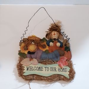 Fall Holiday Welcome Sign